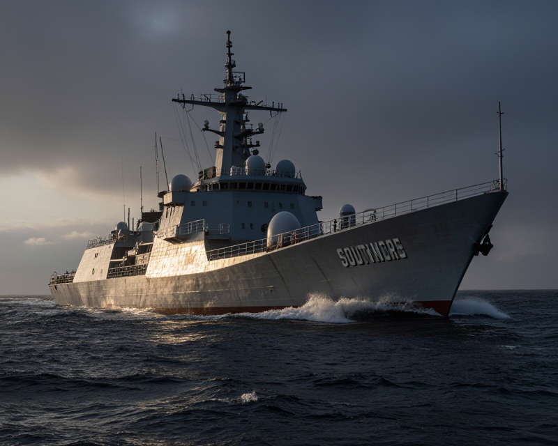 Cinematic Navy Destroyer