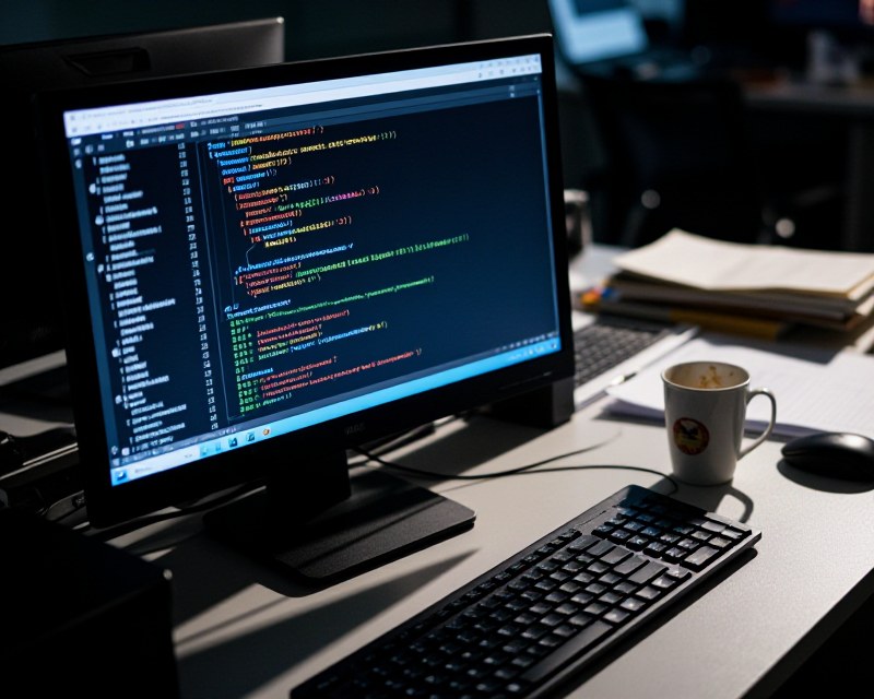 Digital Data Breach Noir