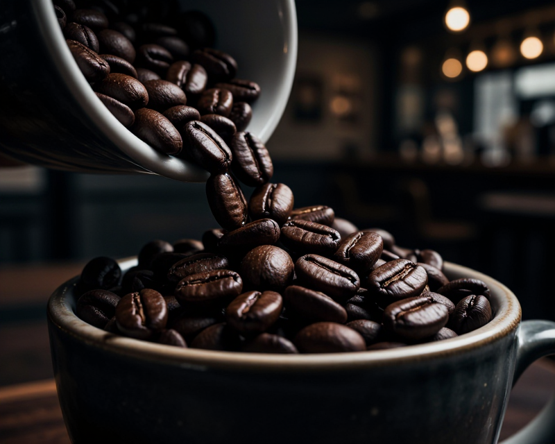 Dark Roasted Coffee Beans