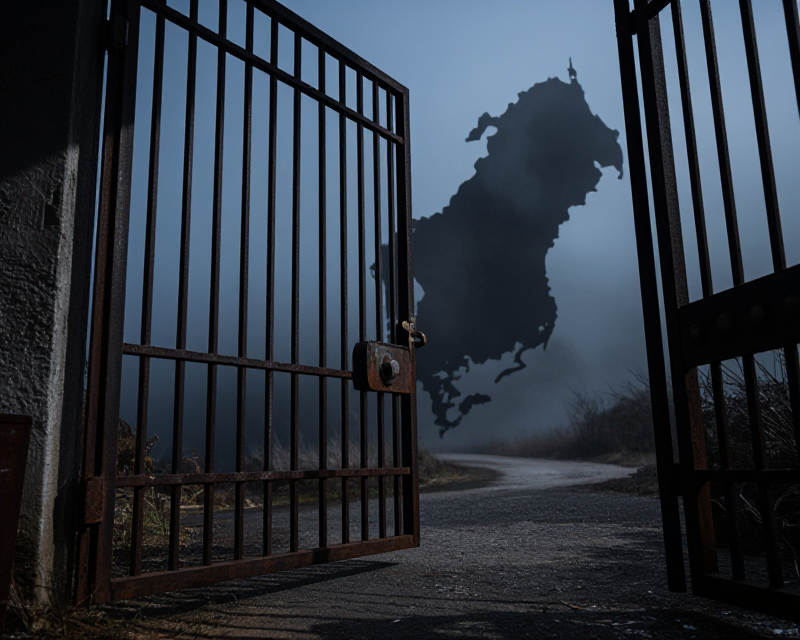 Symbolic Divided Landscape