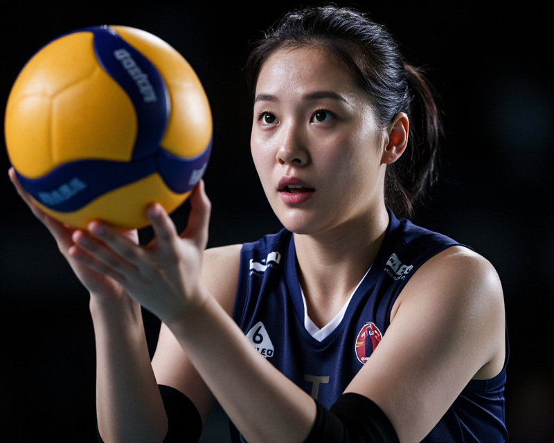 Dramatic Volleyball Moment